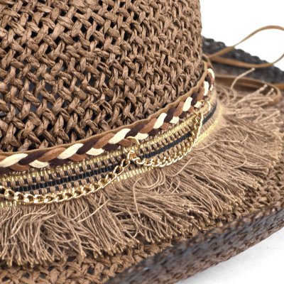 Chapeau de paille - Gårda Malaga Western Hat (marron)