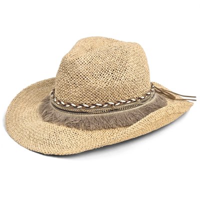 Chapeau de paille - Gårda Malaga Western Hat (nature)