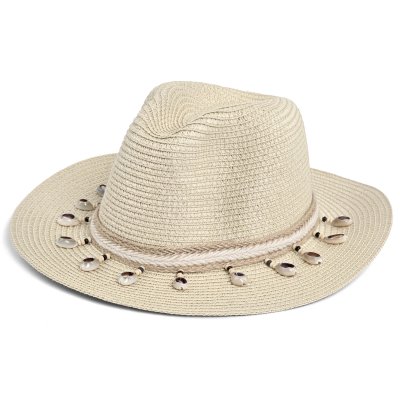Chapeau de paille - Gårda Nerja Fedora (beige)