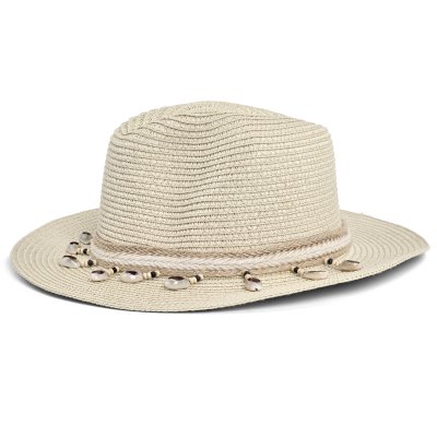 Chapeau de paille - Gårda Nerja Fedora (beige)