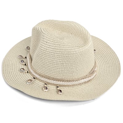 Chapeau de paille - Gårda Nerja Fedora (beige)
