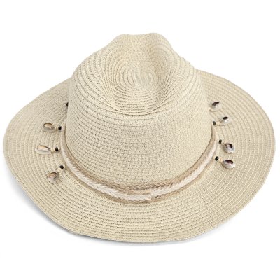 Chapeau de paille - Gårda Nerja Fedora (beige)