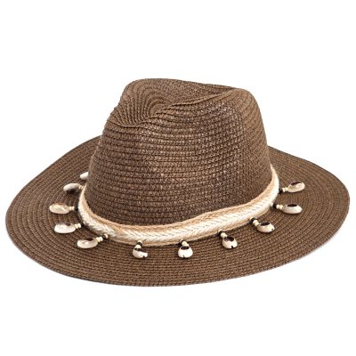 Chapeau de paille - Gårda Nerja Fedora (marron)