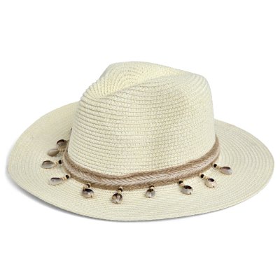 Chapeau de paille - Gårda Nerja Fedora (crème)