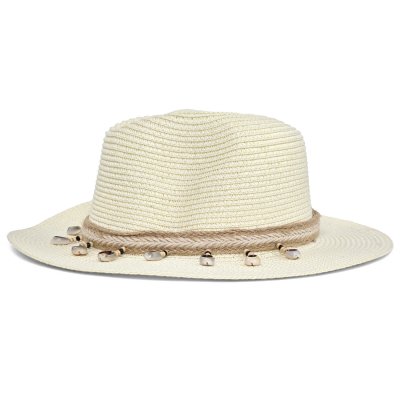 Chapeau de paille - Gårda Nerja Fedora (crème)