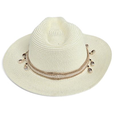 Chapeau de paille - Gårda Nerja Fedora (crème)