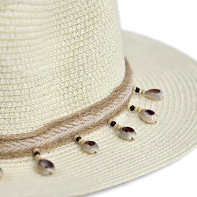 Chapeau de paille - Gårda Nerja Fedora (crème)