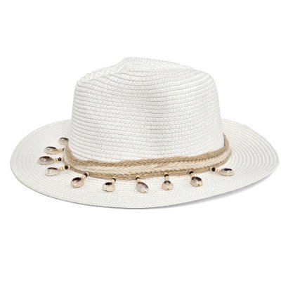 Chapeau de paille - Gårda Nerja Fedora (blanc)