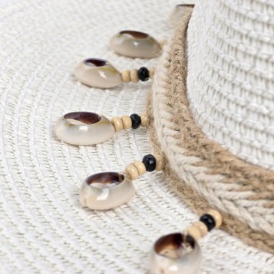 Chapeau de paille - Gårda Nerja Fedora (blanc)