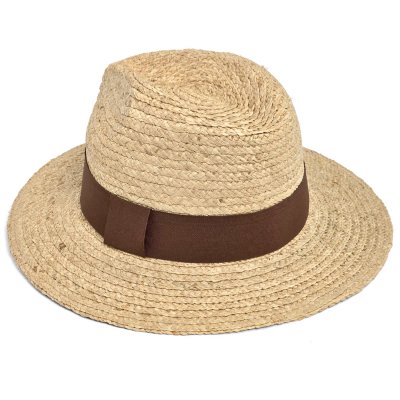 Chapeau de paille - Gårda Positano Fedora (naturel/marron)