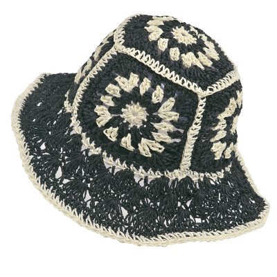 Chapeau de paille - Gårda Rhodes Bucket hat (noir)
