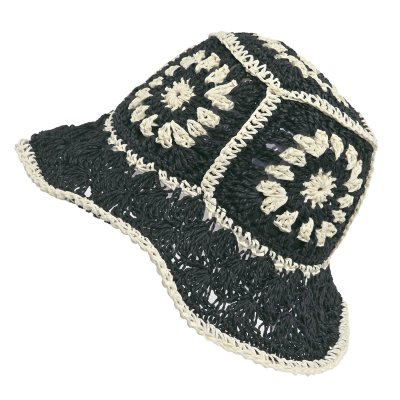 Chapeau de paille - Gårda Rhodes Bucket hat (noir)