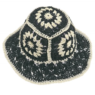 Chapeau de paille - Gårda Rhodes Bucket hat (noir)