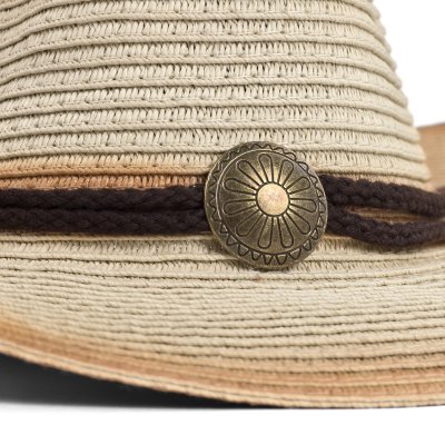 Chapeau de paille - Gårda Taranto Western Hat (beige)