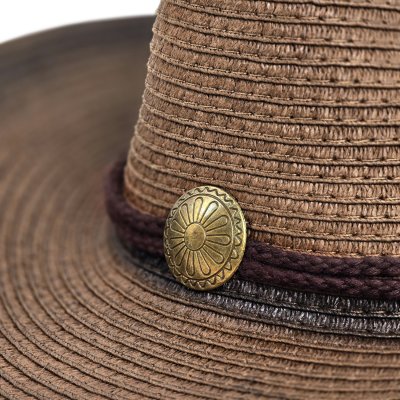Chapeau de paille - Gårda Taranto Western Hat (marron)