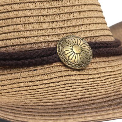 Chapeau de paille - Gårda Taranto Western Hat (kaki)