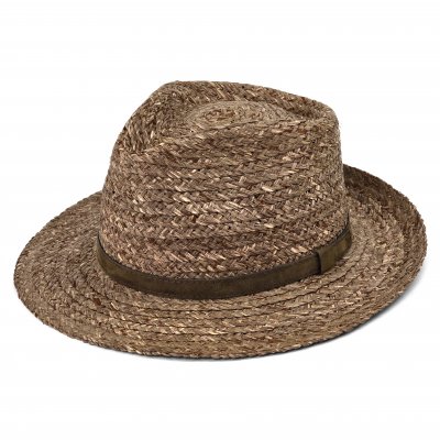 Chapeau de paille - Gårda Tenerife Raffia Fedora (naturel/marron)