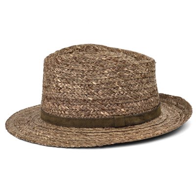 Chapeau de paille - Gårda Tenerife Raffia Fedora (naturel/marron)