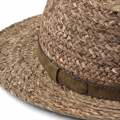 Chapeau de paille - Gårda Tenerife Raffia Fedora (naturel/marron)