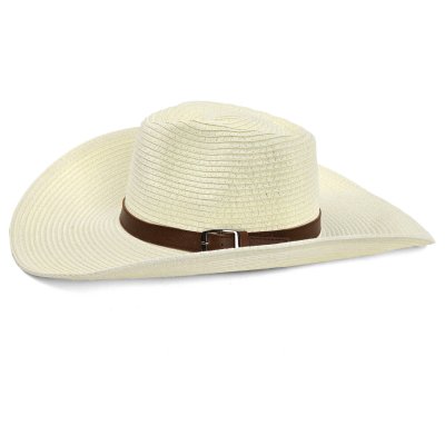 Chapeau de paille - Gårda Thessaloniki Western Hat (blanc)