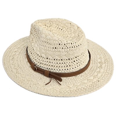 Chapeau de paille - Gårda Toulon Fedora (beige)