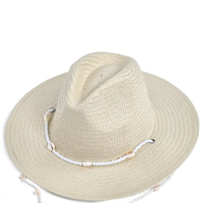 Chapeau de paille - Gårda Valencia Fedora (beige)