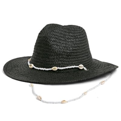 Chapeau de paille - Gårda Valencia Fedora (noir)
