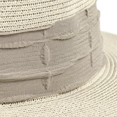 Chapeau de paille - Gårda Valletta Boater (beige)
