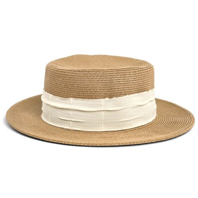 Chapeau de paille - Gårda Valletta Boater (kaki)