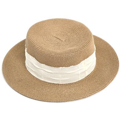 Chapeau de paille - Gårda Valletta Boater (kaki)