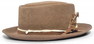 Chapeaux - Gårda Corby Pork Pie (marron clair)