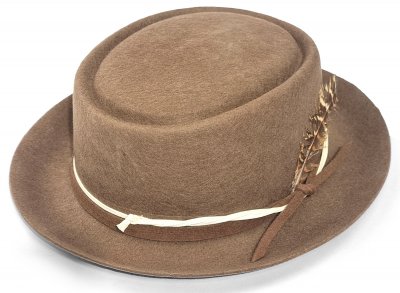 Chapeaux - Gårda Corby Pork Pie (marron clair)