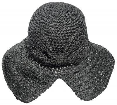 Chapeau de paille - Gårda Serafina (noir)