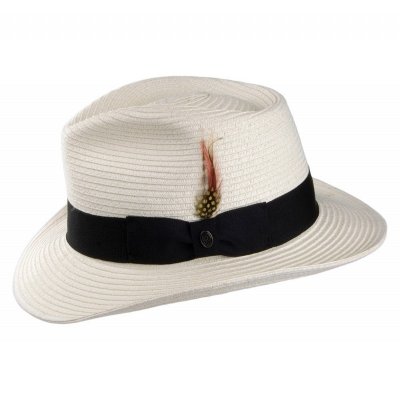 Chapeaux - Summer C-Crown Fedora (blanc)