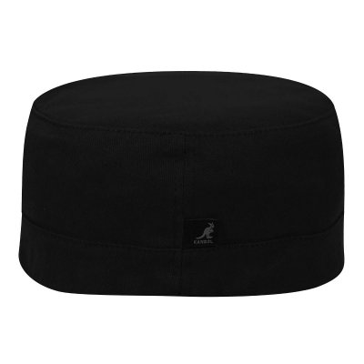 Casquette gavroche/irlandaise - Kangol Cotton Twill Army Cap (noir)