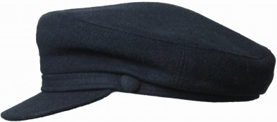 Fiddler cap - Gårda Tortoli Wool (bleu marin)