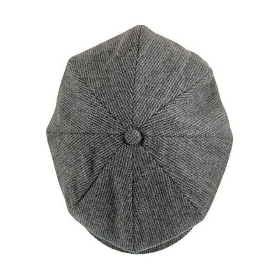 Casquette gavroche/irlandaise - Jaxon Union Newsboy Cap (gris foncé)