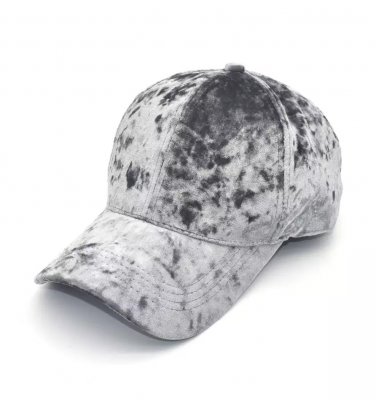 Casquettes - Gårda Velvet (gris)