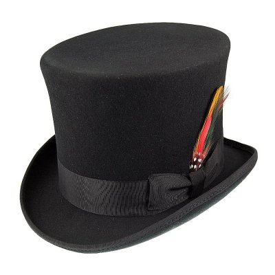 Chapeaux - Victorian Top Hat (noir)