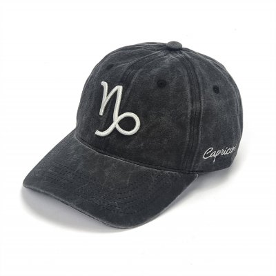 Casquettes - Gårda Zodiac Sign Capricorn (noir)