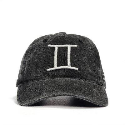 Casquettes - Gårda Zodiac Sign Gemini (noir)